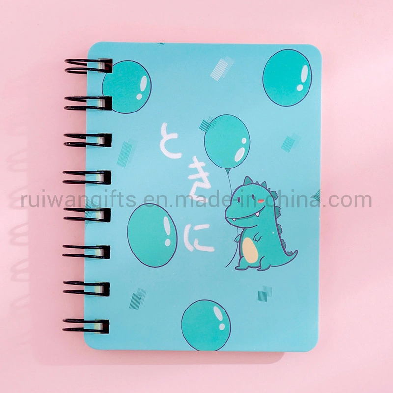 Whole Spiral Cartoon Pocked Notebook with Animal Dinosaur