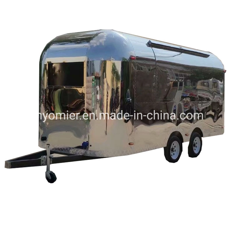 UK Standard Mobile Airstream Sandwich BBQ Burger Food Kiosk