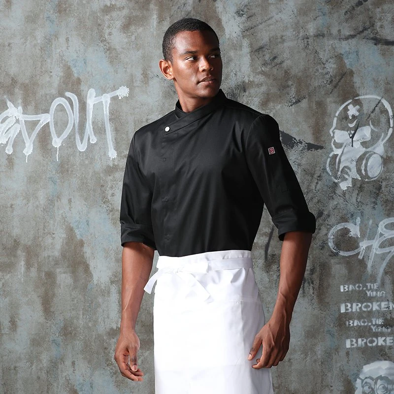 Latest Design 3/4 Sleeve Fashion Chef Jacket and Chef Uniform Chef Work Wear for Hotel and Restaurants