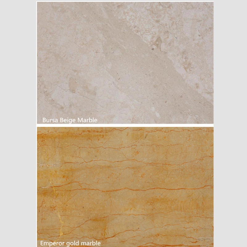 Gold/Beige/Brown/White Marble for Villa Flooring Projects