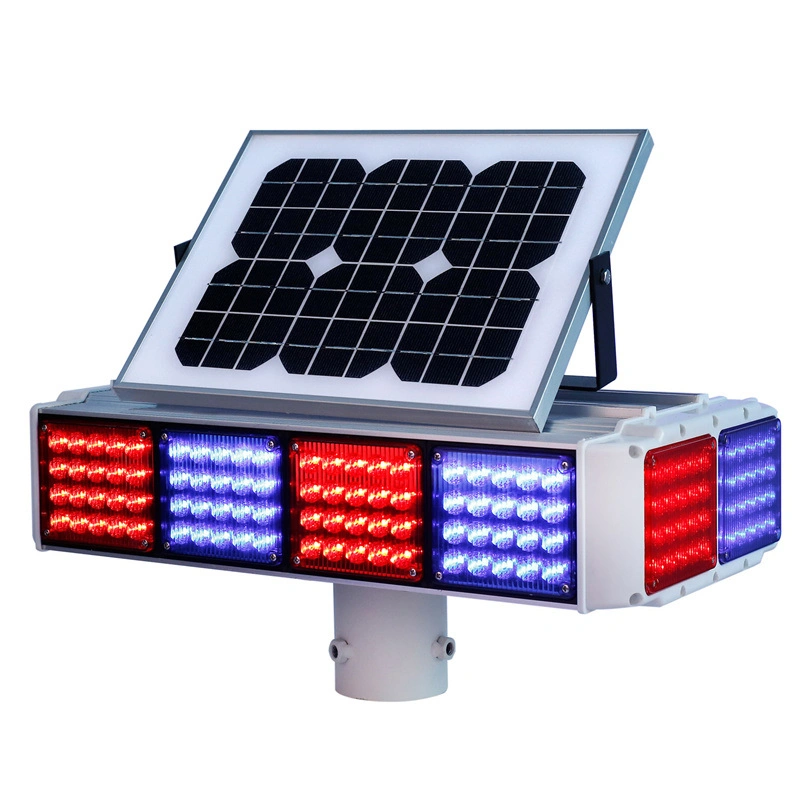 Solar Traffic Warning Light Road Siign LED Lamp