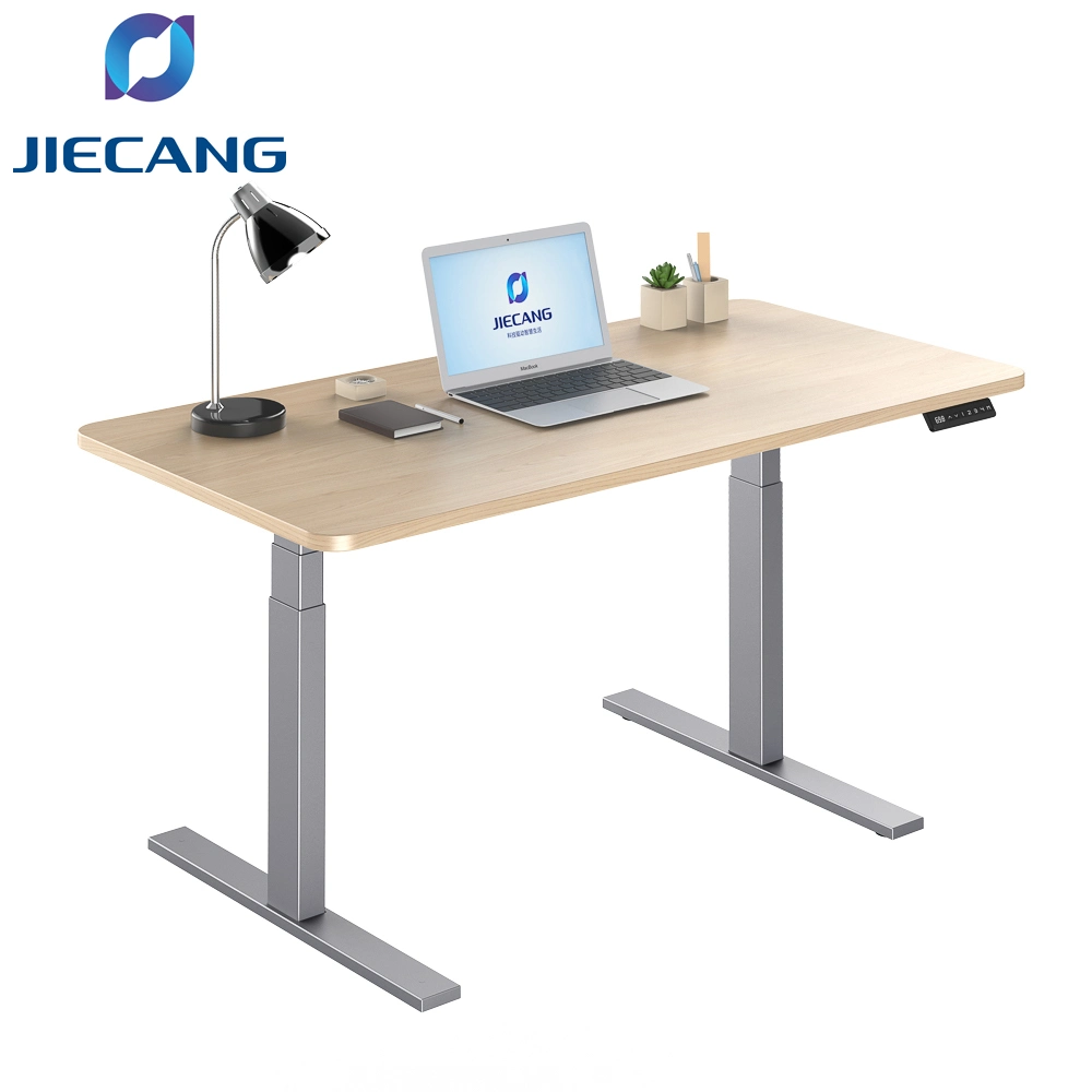 Jiecang Leader de l'industrie Fourniture d'échantillons de mobilier de bureau Personnalisation complète Qualité supérieure Prix d'usine Bureau réglable électrique multifonctionnel