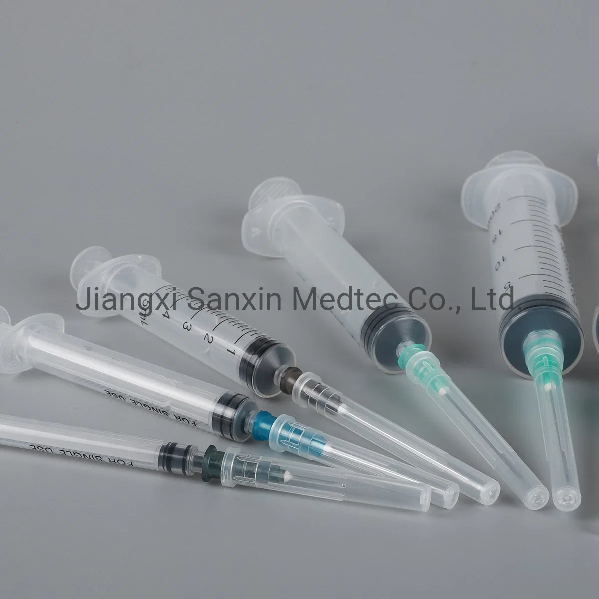 1mL -60ml sterile Luer Lock Spritze mit Nadel für Single Verwenden