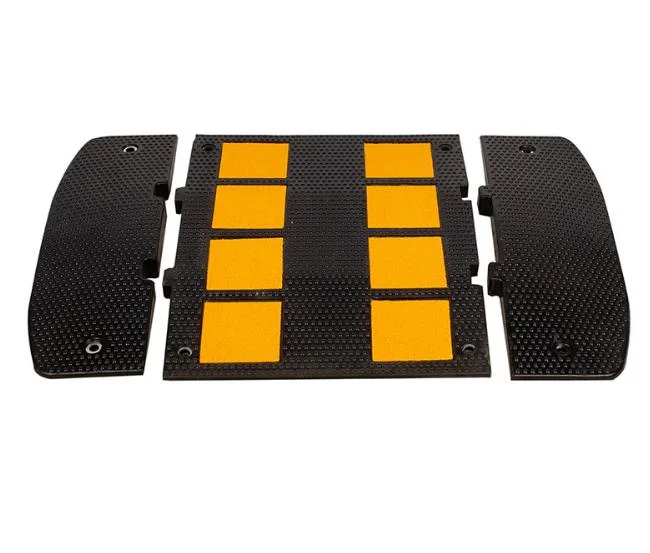 Reflective Road Safety Rubber Traffic Speed Bump