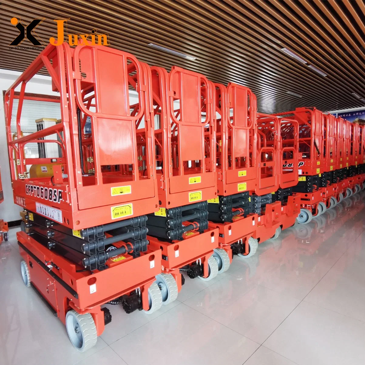 4m 6m 8m 10m 12m Mobile Hydraulic Scissor Lift Steel Ladder Platform