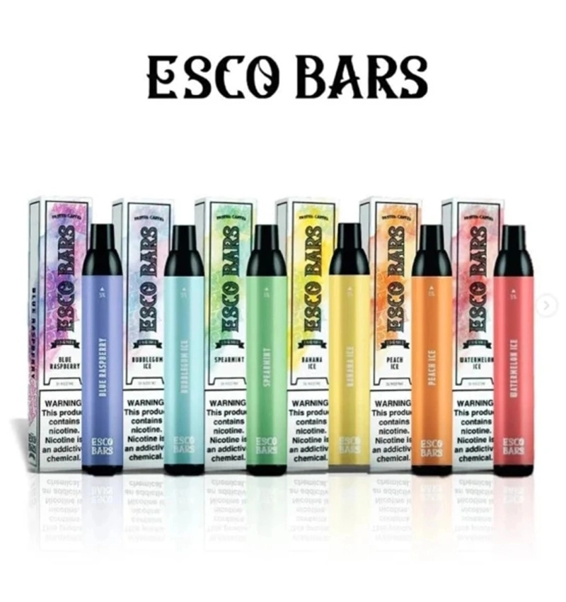 Barres d'esco 2500 inhalations Mesh Ecig de gros de la bobine je Vape vaporisateur d'herbes sèches jetables