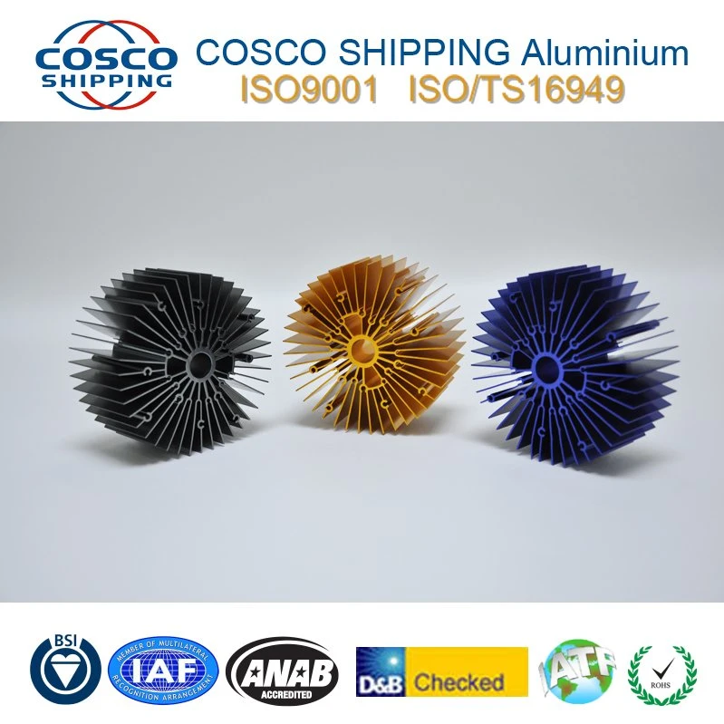 Aluminum Profile Extrusion Factory LED Downlight Heat Sink