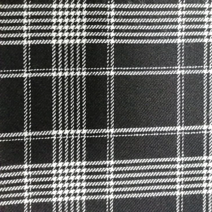 Wool Polyester Blend Suit Fabric for Uniform Check Design-Fgtex&reg; -Eco-Friendly Fabric Garden