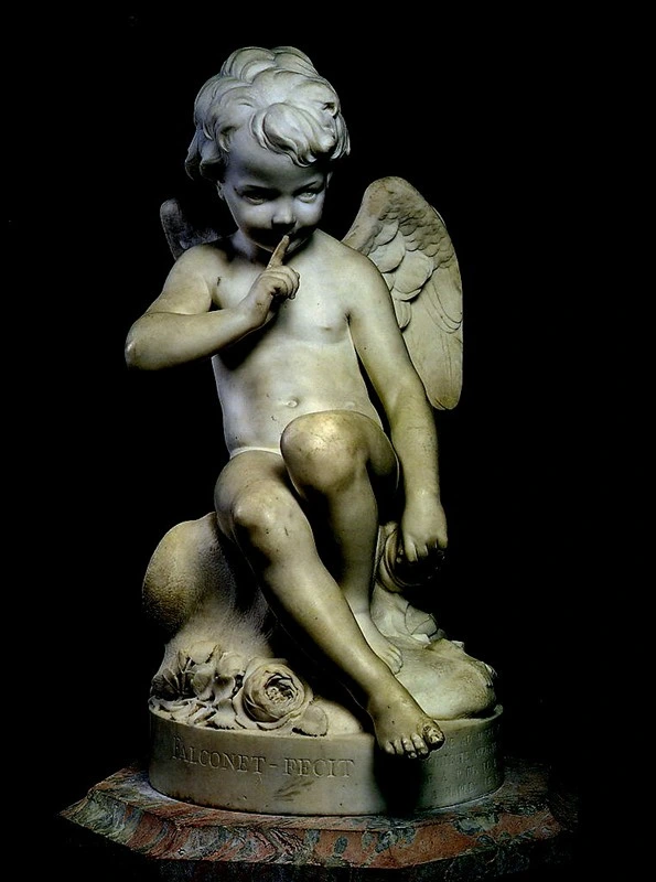 Exquisite Polishing Angel Kid Statue Marble Stone Figure Sculpture (SYMS-193)