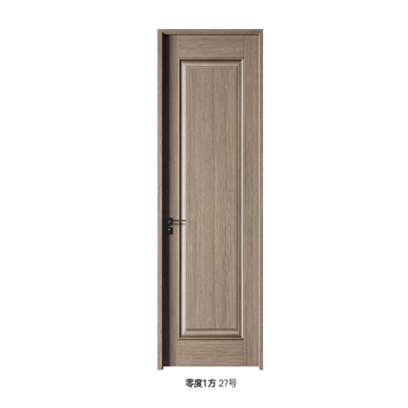 Puerta de madera moderna y sencilla, puerta de MDF, puerta de melamina, puerta de PVC