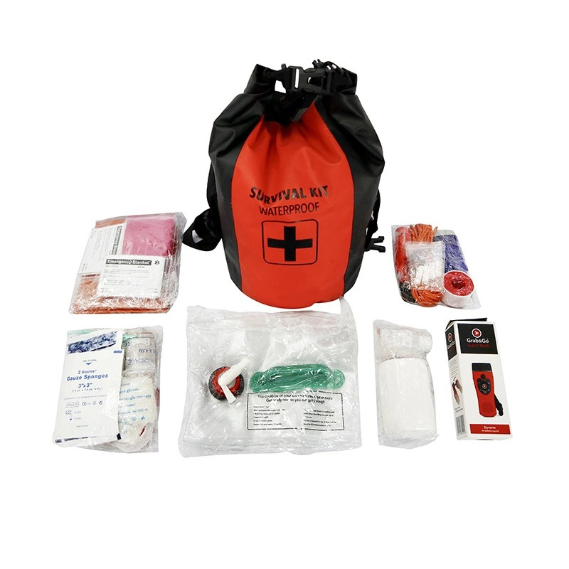 New Arrival Plastic Bottle Tactical Survival Car First Aid Kit