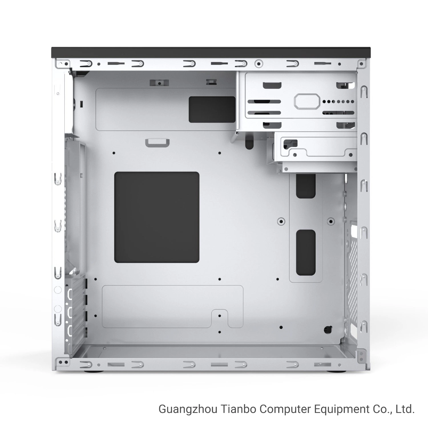 Klassisches Micro ATX Computergehäuse