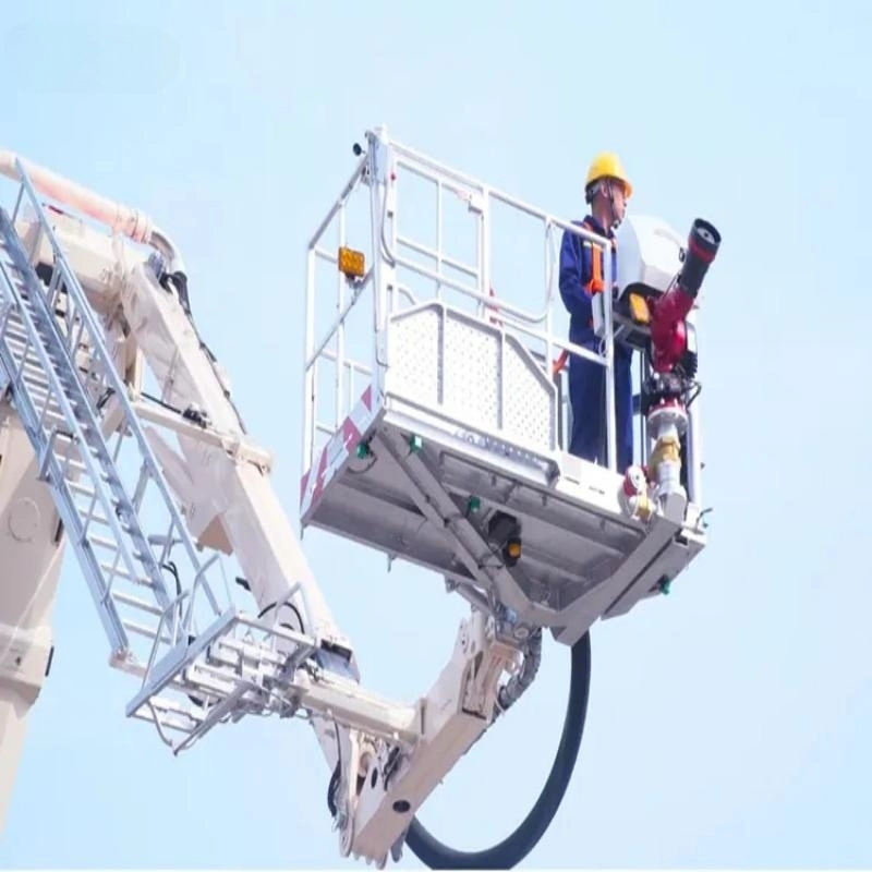 Diario Nueva 72m de la Escalera de incendio camión con plataforma de trabajo dg72