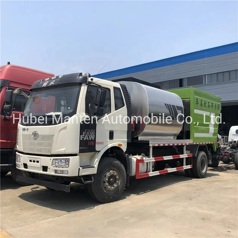 Factory Price 8X4 Intelligent Asphalt Road Tanks Gravel Synchronous Slurry Seal Chip Sealer Truck