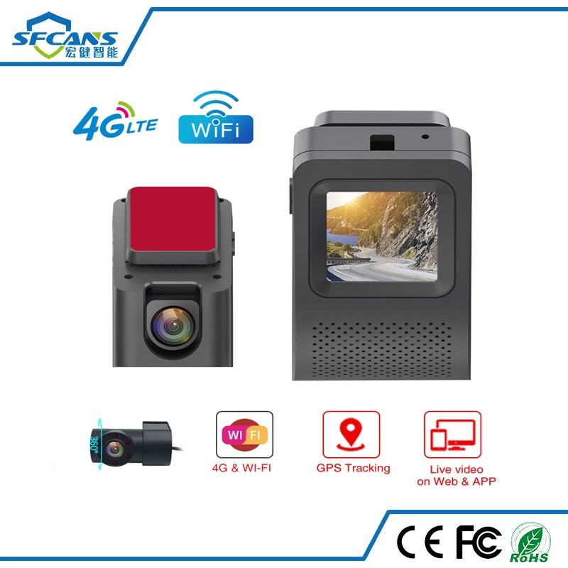 4G такси управление парком автомобилей с двумя объективами 4G камера панели приборов GPS WiFi