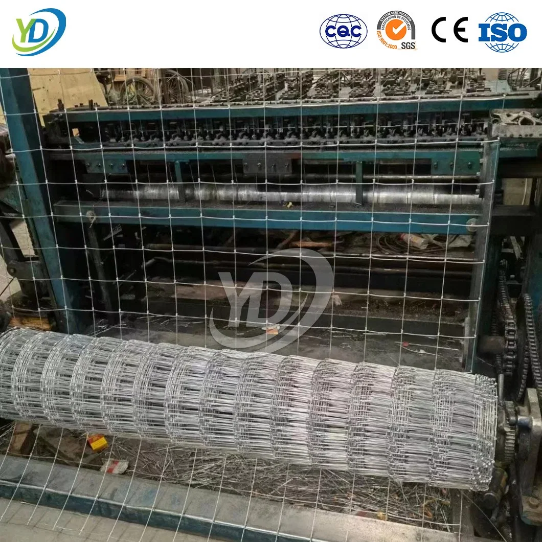 Yeeda Aço Inoxidável Frango cerca de arame China Manufacturing Serviço Pesado Frango Wire Mesh 1m X 2m Farm de PVC branco da Barragem Heavy Bull Fio empurrador de campo