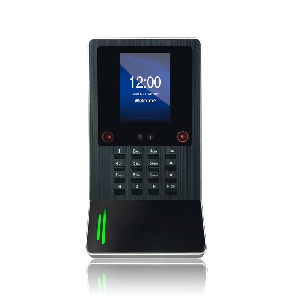 Built-in WiFi and TCP Web Based Biometric Machine 2.8 Inch Color LCD RFID Card & Face Recognition System