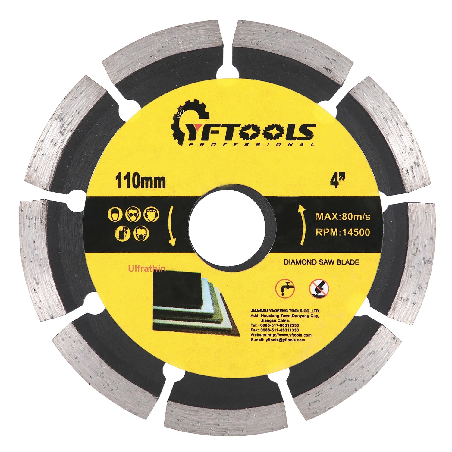 Segmented Cutting Marble Stone Concrete Granite Material Circular Diamond Saw Blade