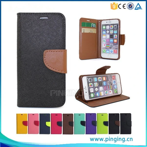 Mixed Colors Wallet PU Leather Flip Cover Case for Blu Studio 5.0c HD D534u