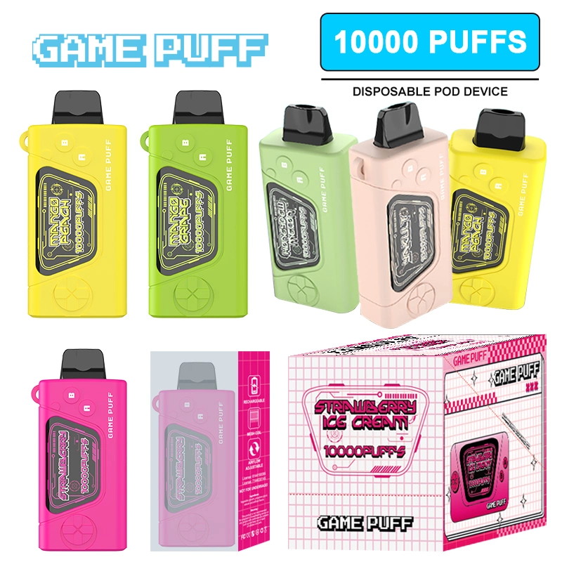 Game Puff Orginal Disposable Vaporizer 10K Puffs Wholesale/Supplier E Cigarette 20ml 5% Nic E Juice