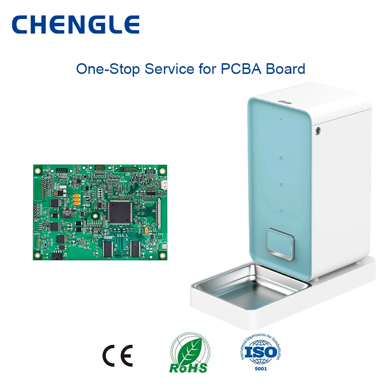 Hot Sale Pet Timing alimentador automático con Smart WiFi PCB Montaje de placas de circuito impreso y servicio de construcción de cajas PCBA Shenzhen Electrónica