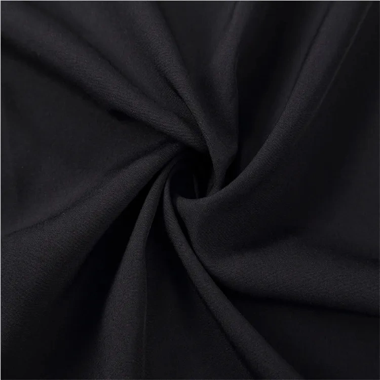 75D 4 Way Stretch Polyester Fabric High quality/High cost performance Polyester Spandex Fabric Woven Plain Dyed Swimsuit Fabric