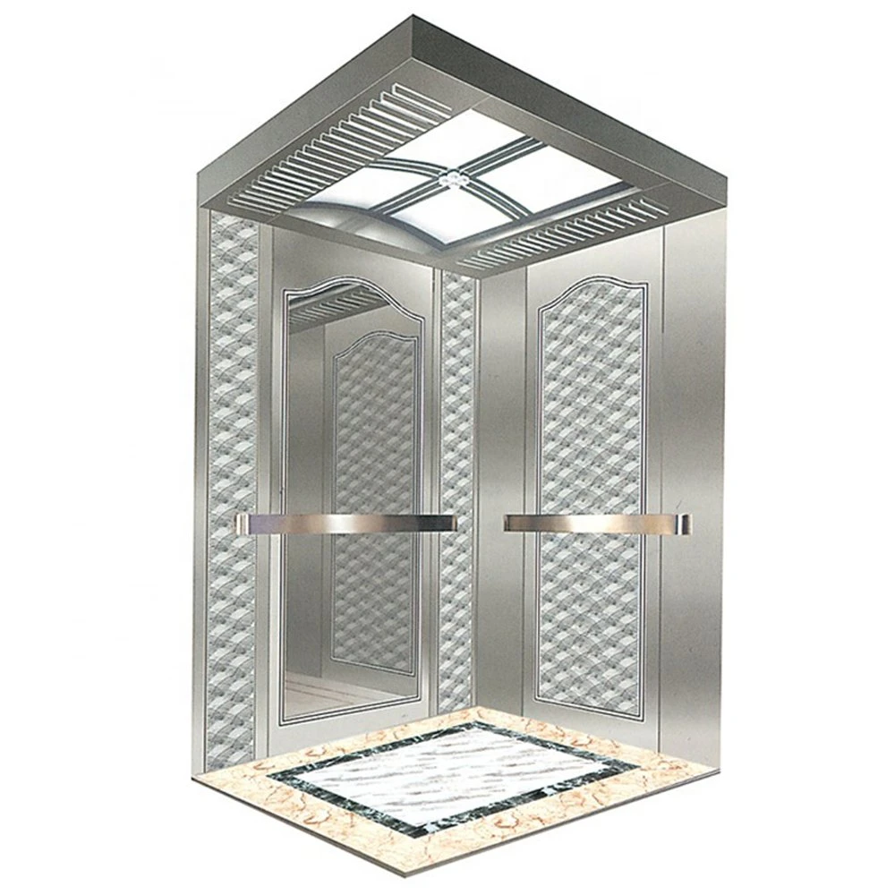 Glass Stainless Steel Material Design Psaaenger Elevator Cabin