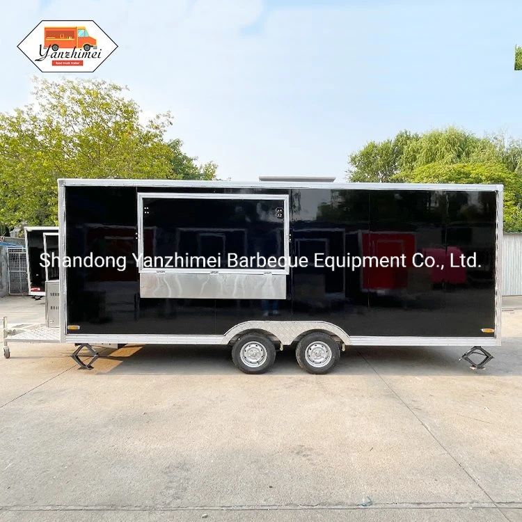 Factory Directly Supply Towable Food Truck Double Axles Food Trailer