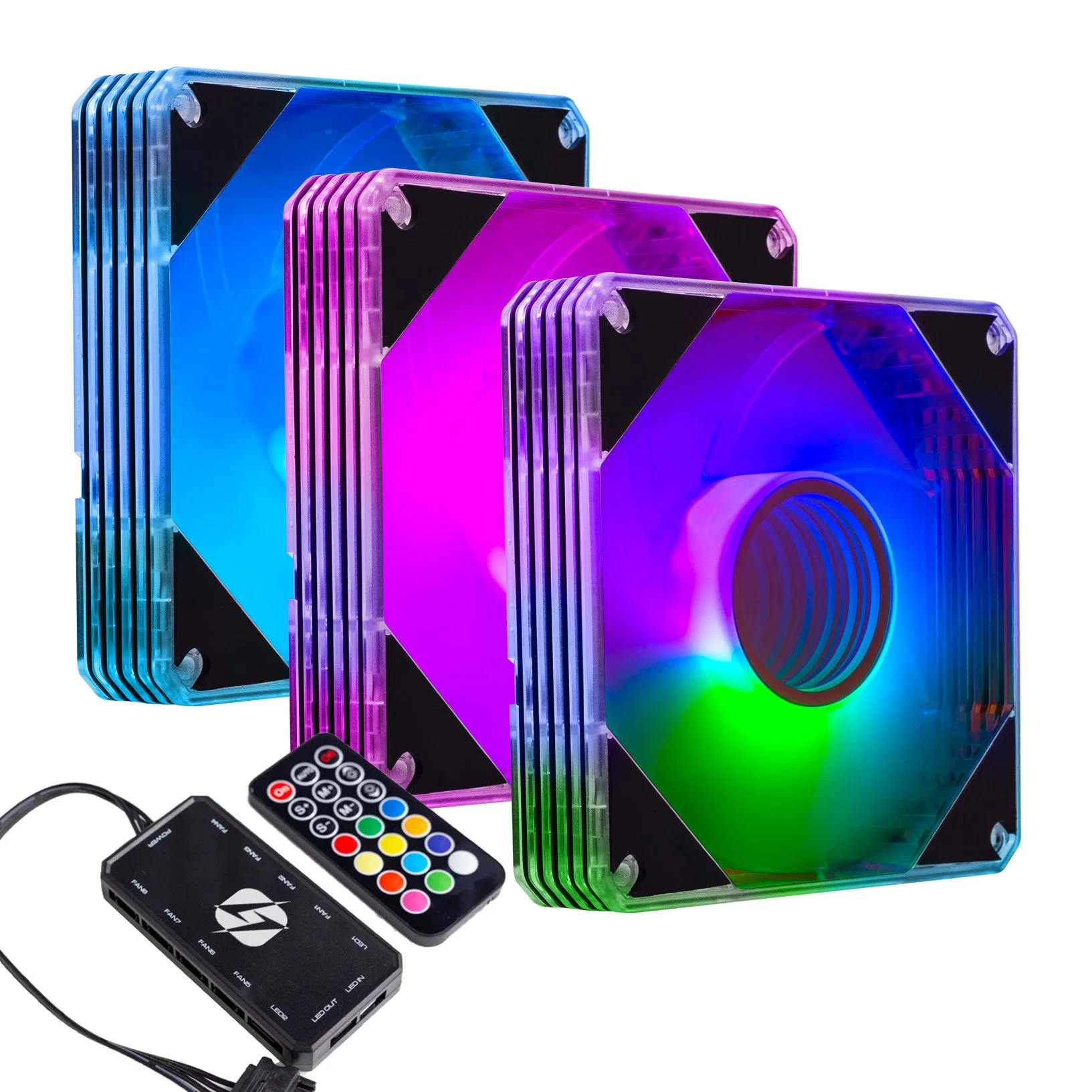 Factory OEM Custom RGB 120mm PC 6pin Computer Case Cooler 12V Argb Fan