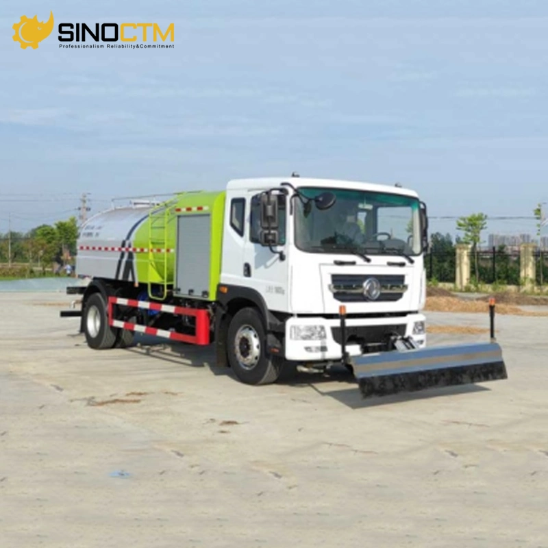 Electric Street Sweeper 10m3 Road High Pressure Cleaning Truck