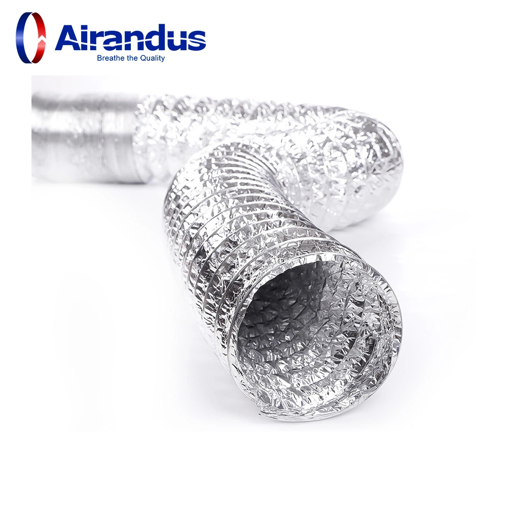 Factory Price Air Conditioning Ventilation Air Duct Foil Flexible Ducting Aluminum Ducting Aluminium Flexible Duct for HVAC System