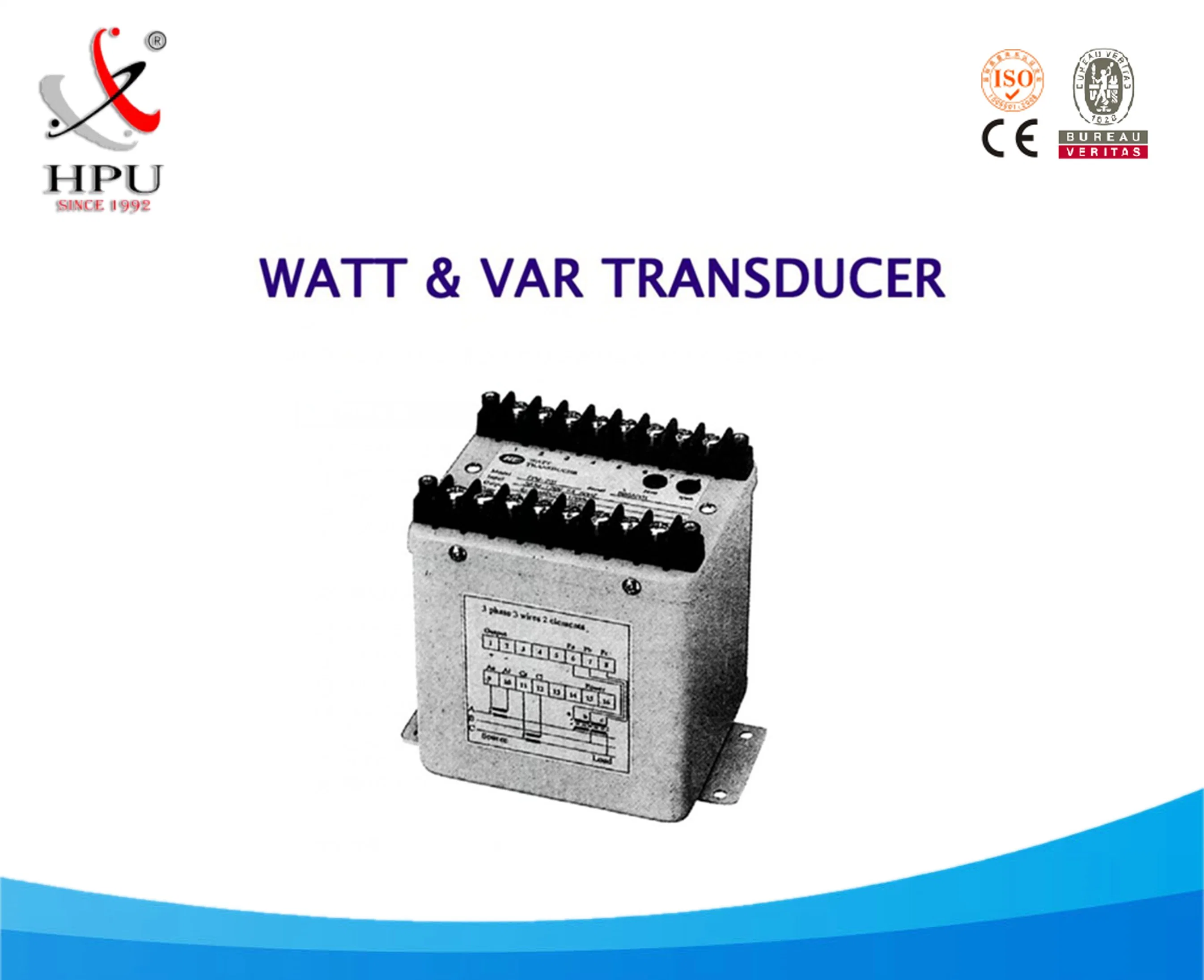 Fp-Watt & Var Transducer for Power Plant