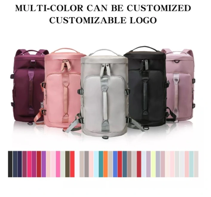 Gimnasio Unisex coloridas Bolsas mochila de separación húmedo BOLSA DE DEPORTES Gimnasio cotidiana escolar Duffel bolsos