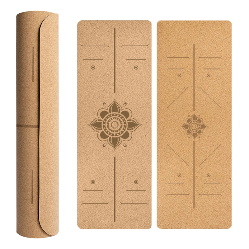 Yugland Cork Yoga Mat Eco Friendly Cork PU Exercise Thick Yoga Mat