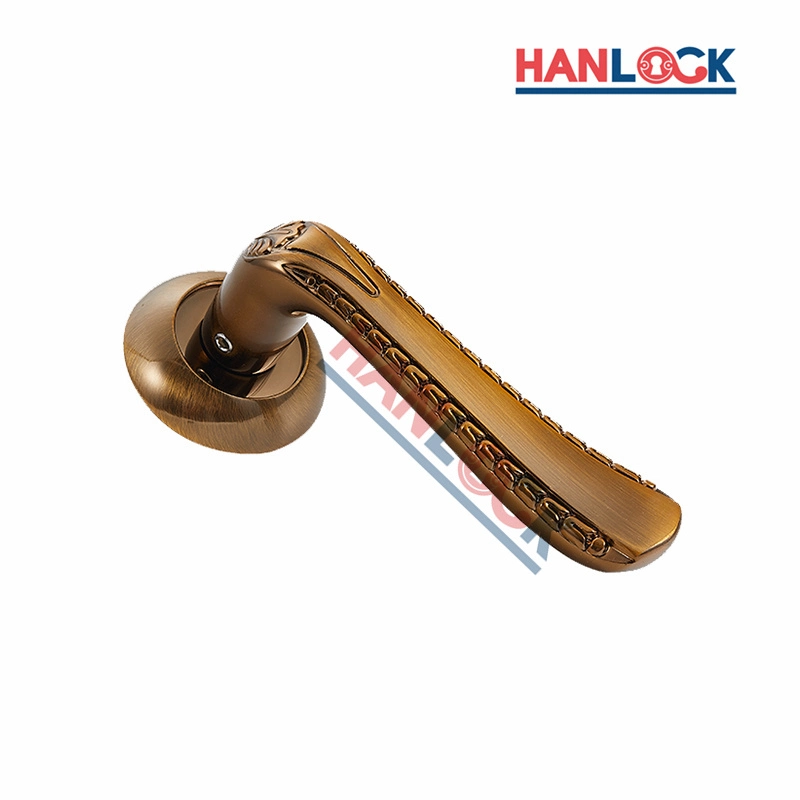 Copper Chrome Aluminum Door Handle Gold for Contemporary Modern House