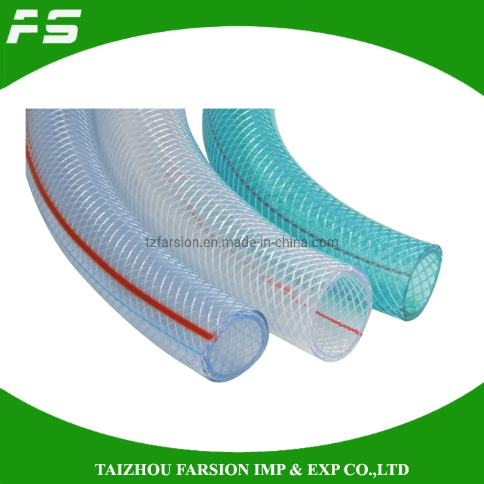 Food Grade Non Smell Plastic Fiber Reinforced Flexible Water Supply PVC Nylon Braided Hose