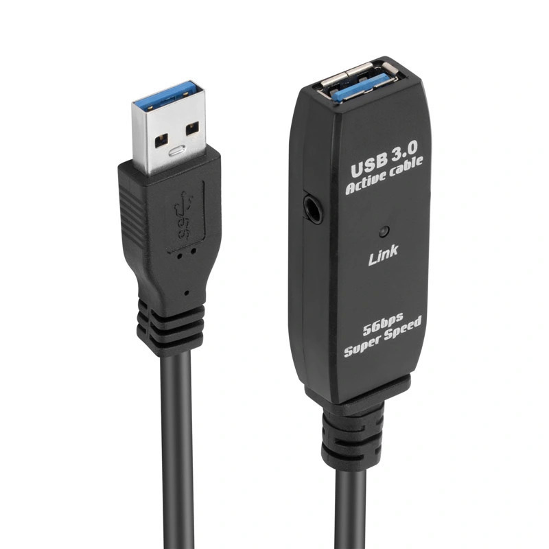 USB3.0 Extension Cable 10 Meters and 15 Meters with Signal Amplifier USB3.0 High-Speed Video Camera Extension Cable