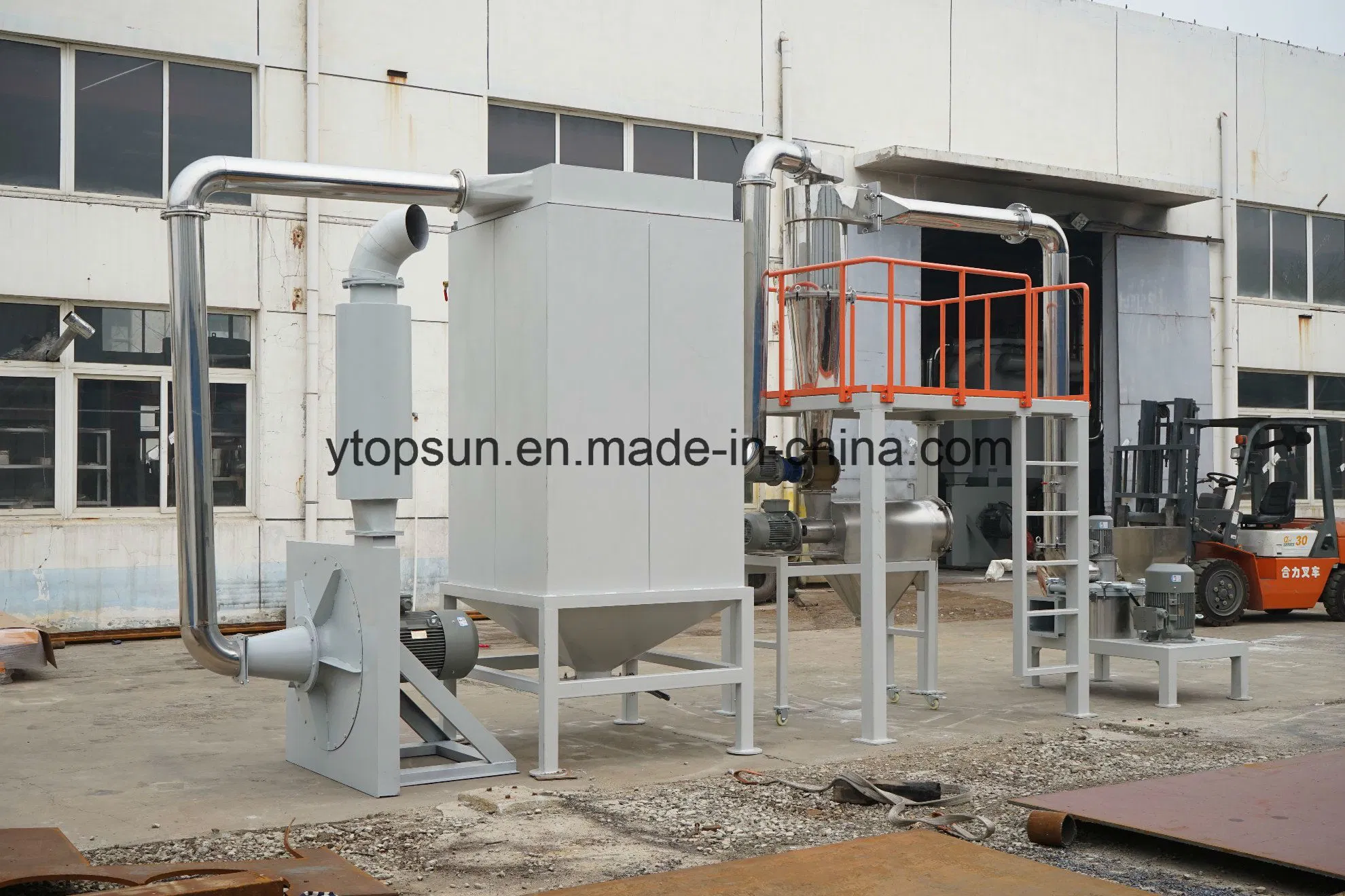 Adjustable Particle Size Distribution Powder Coating Grinding System