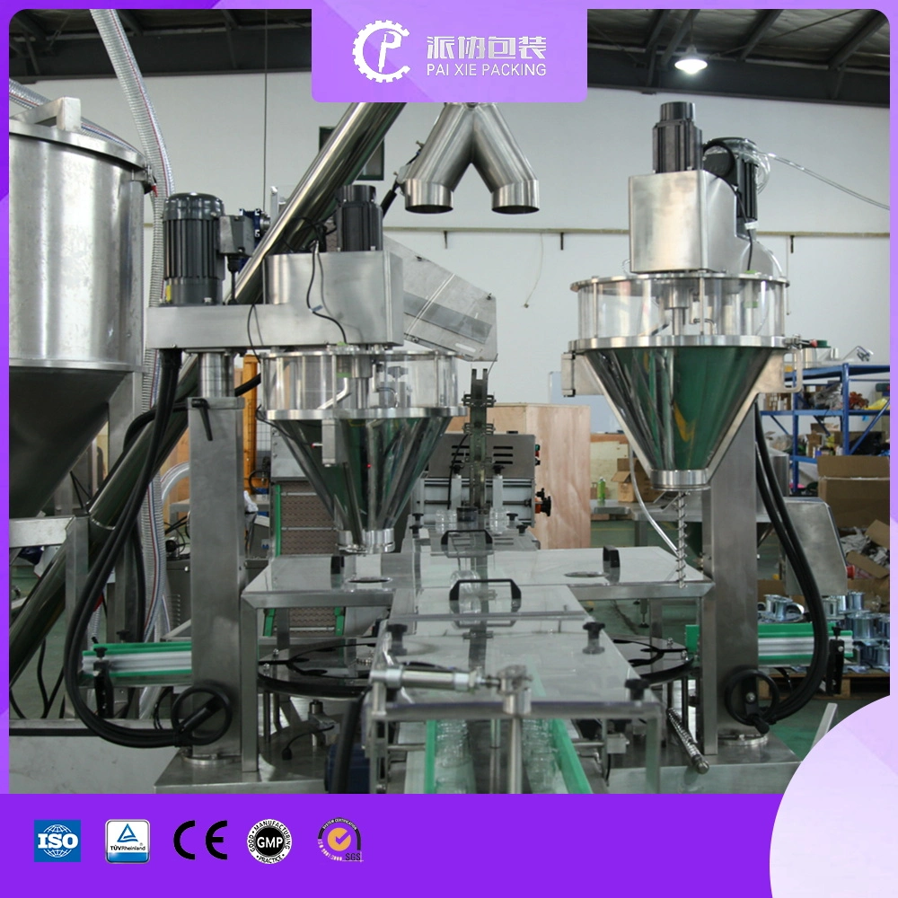 Health Care Products Fiber Powder Protein Powder Food Powder, Automatic Cup, Cup, Weighing, Filling and Capping Machine