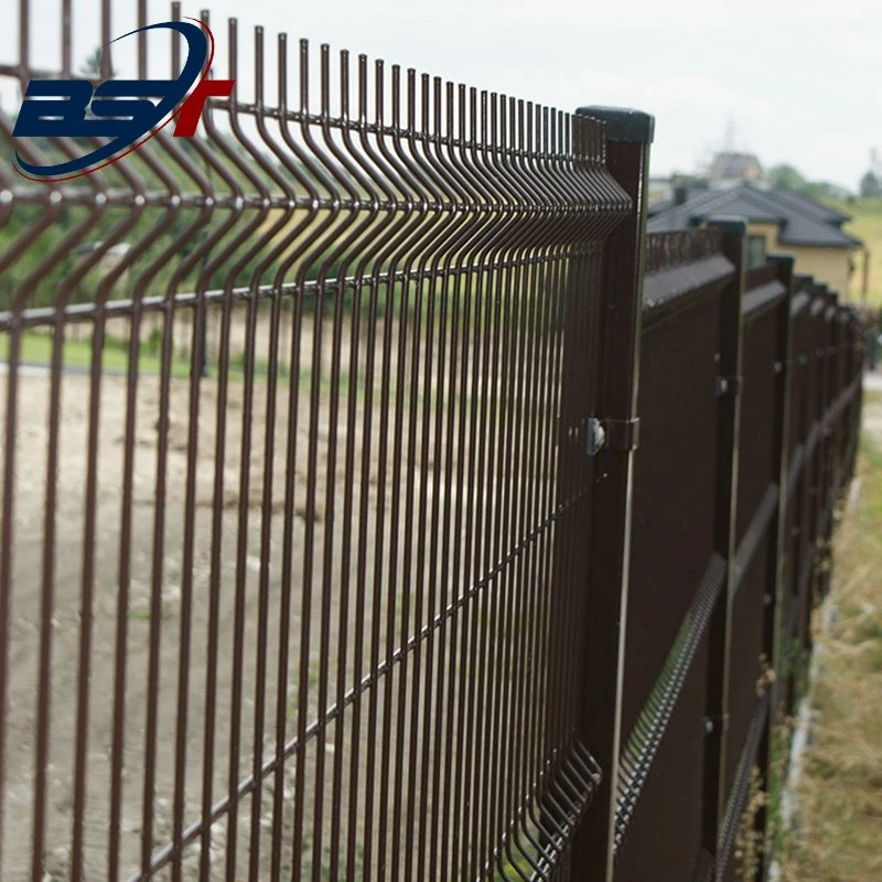 High quality/High cost performance 3D Curved Powder Coating Welded Mesh Parking Fence