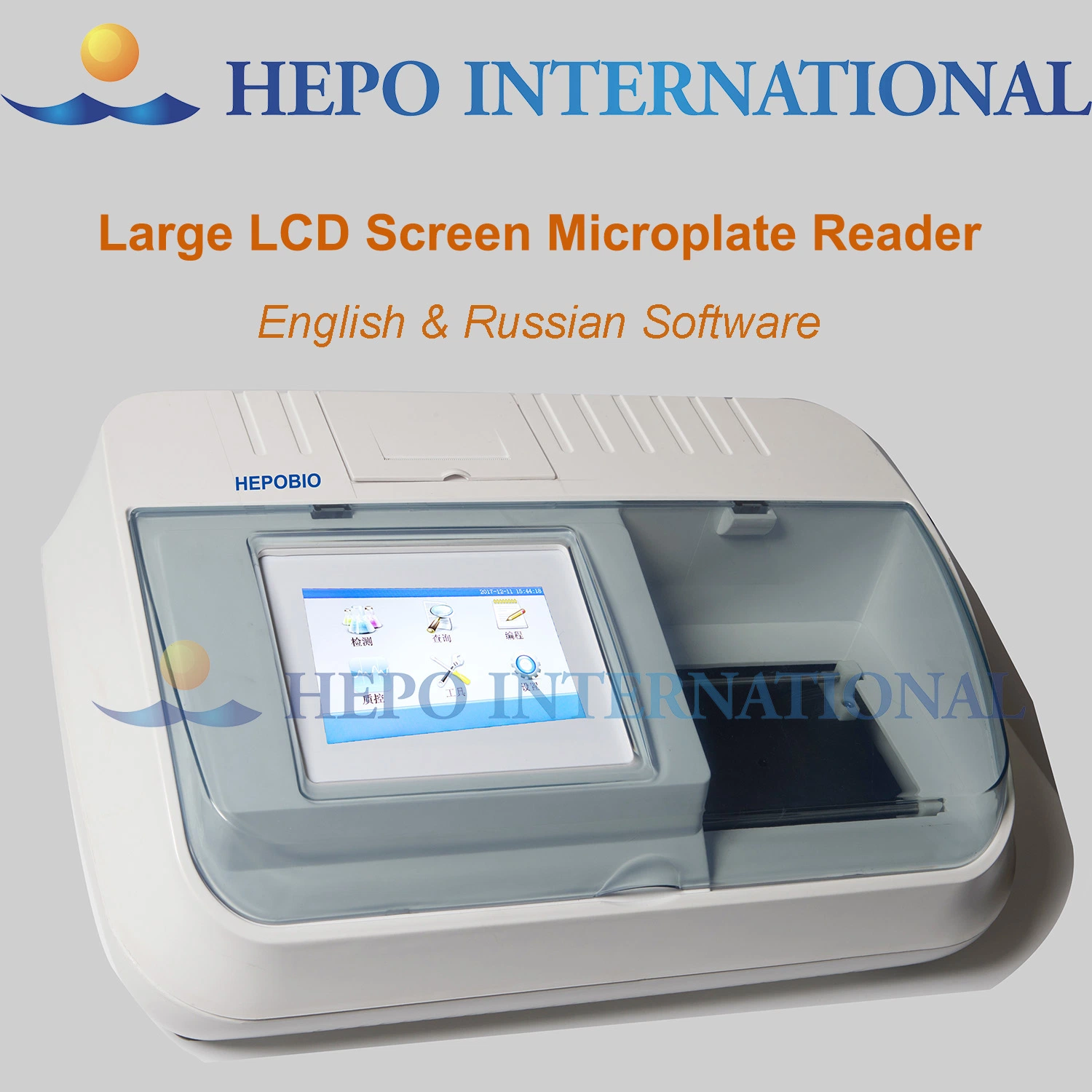Russian Language Laboratory High Speed Auto Elisa Microplate Reader