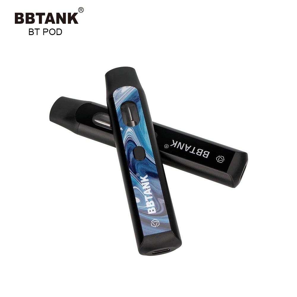 Bbtank in Pod 2ml Disposable/Chargeable Oil Vaporizer Preheat Vape Pen 2g Rechargeable Vapes 2ml Vape Starter Kit