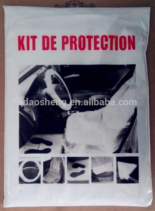 Fabricante Kit de protección de plástico desechable 5 en 1