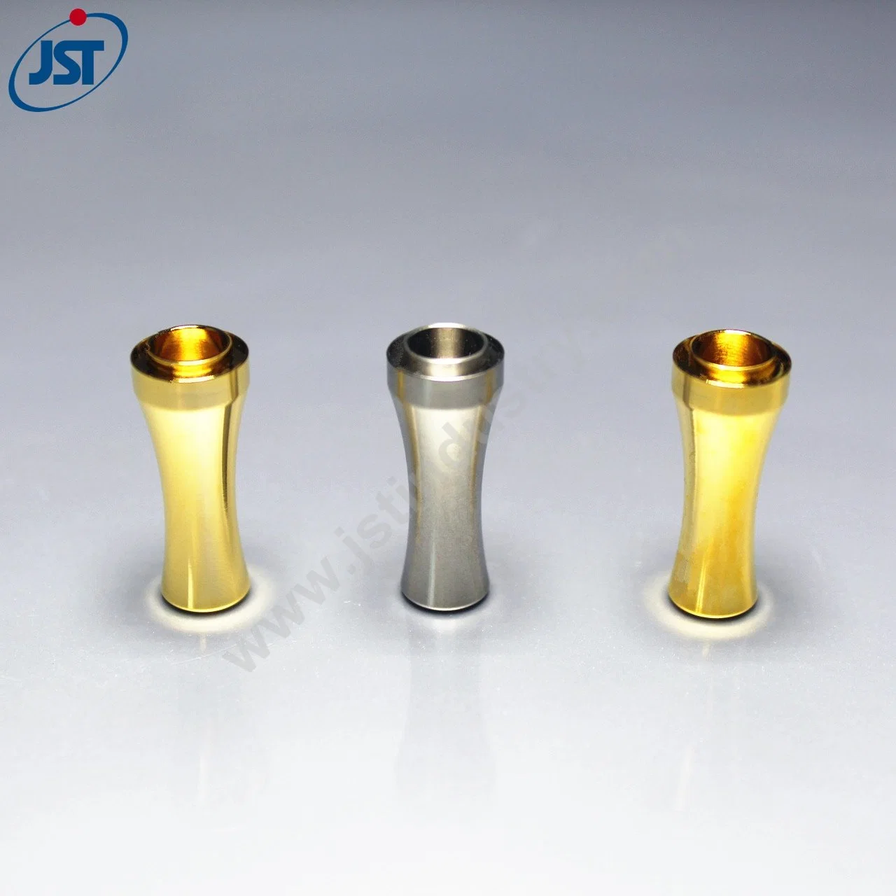 OEM Precision Machined Gold Plating Smoking Filters Electronic Cigarette Mouthpiece