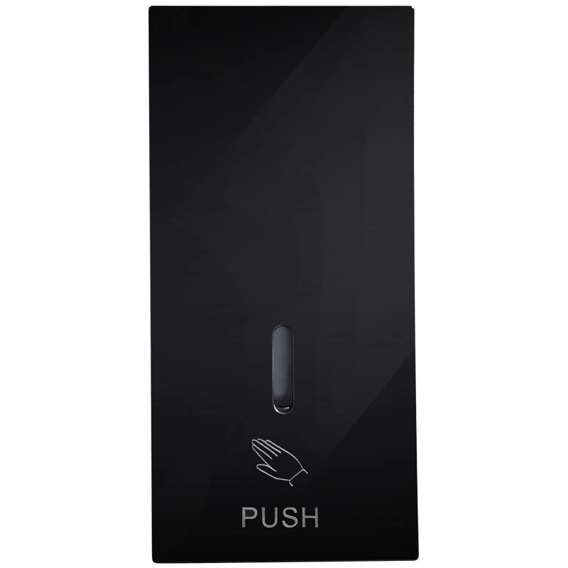 Bathroom Wall Hanging Manual Black Foam Pressing Soap Dispenser