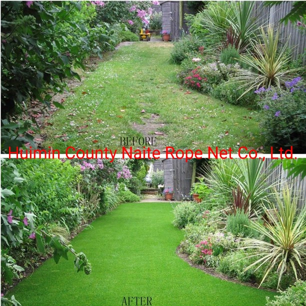 Fire-Resistant Artificial Grass Turf Lawn, Indoor Outdoor Garden Lawn Landscape Synthetic Grass Mat Fake Grass Rug, Faux Grass Rug Carpet