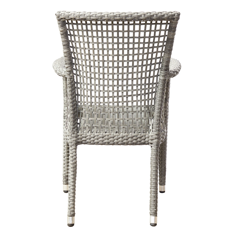 Patio Garden Outdoor Furniture Aluminum Rattan Woven Dining Leisure Chairs Products