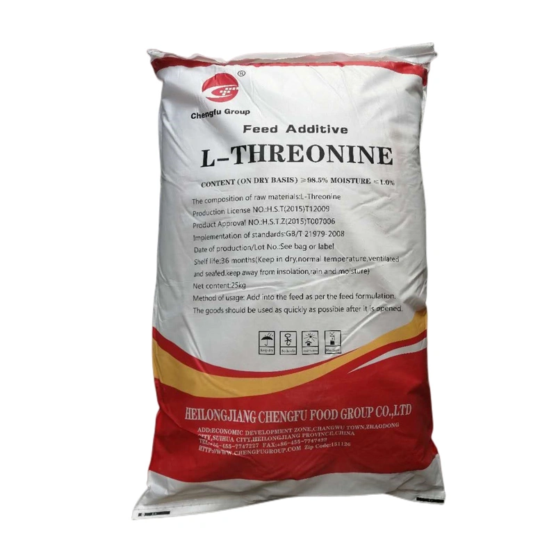 L-thréonine poudre/granulaire Animal 98,5 % d'additifs alimentaires