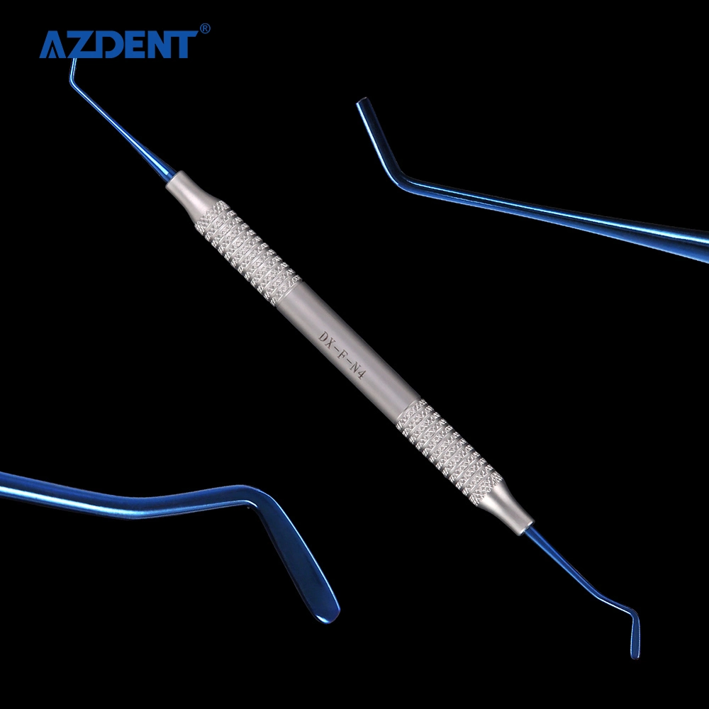 Hot Sale Dental Composite Filling Instrument Blue Titanium Coated Restorizations المجموعة 5PCS