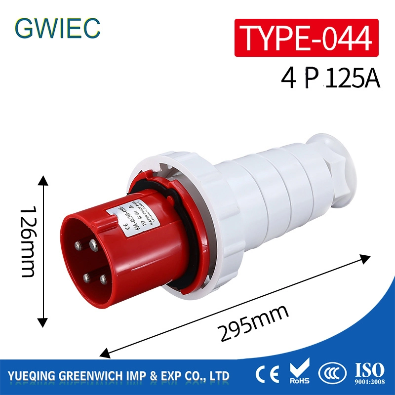 3 Phase Industrial Electrical Gwiec RJ45 Connector Male Female 32AMP Socket with Low Price